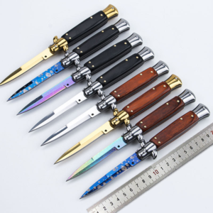 New AKC Folding Knife Stiletto Knife