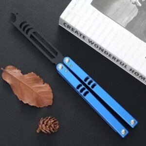 Aluminum handle beginner outdoor practice knife