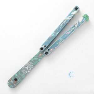 Butterfly Knife Flip Hand Knife Fancy Plastic Knife Training Folding Knife Safe No Open Edge