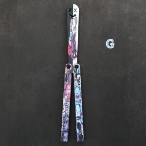 Butterfly Knife Flip Hand Knife Training Folding Knife Safe No Open Edge