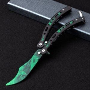 Butterfly practice knife folding unsharpened hand-throwing ornamental knife hand training knife