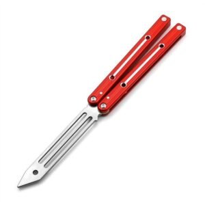 V4 Butterfly 6061 Aluminum Bright Slot Training Balisong Knife